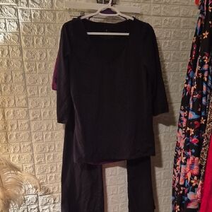 bundle american eagle aerie flare leggings and 2 tops